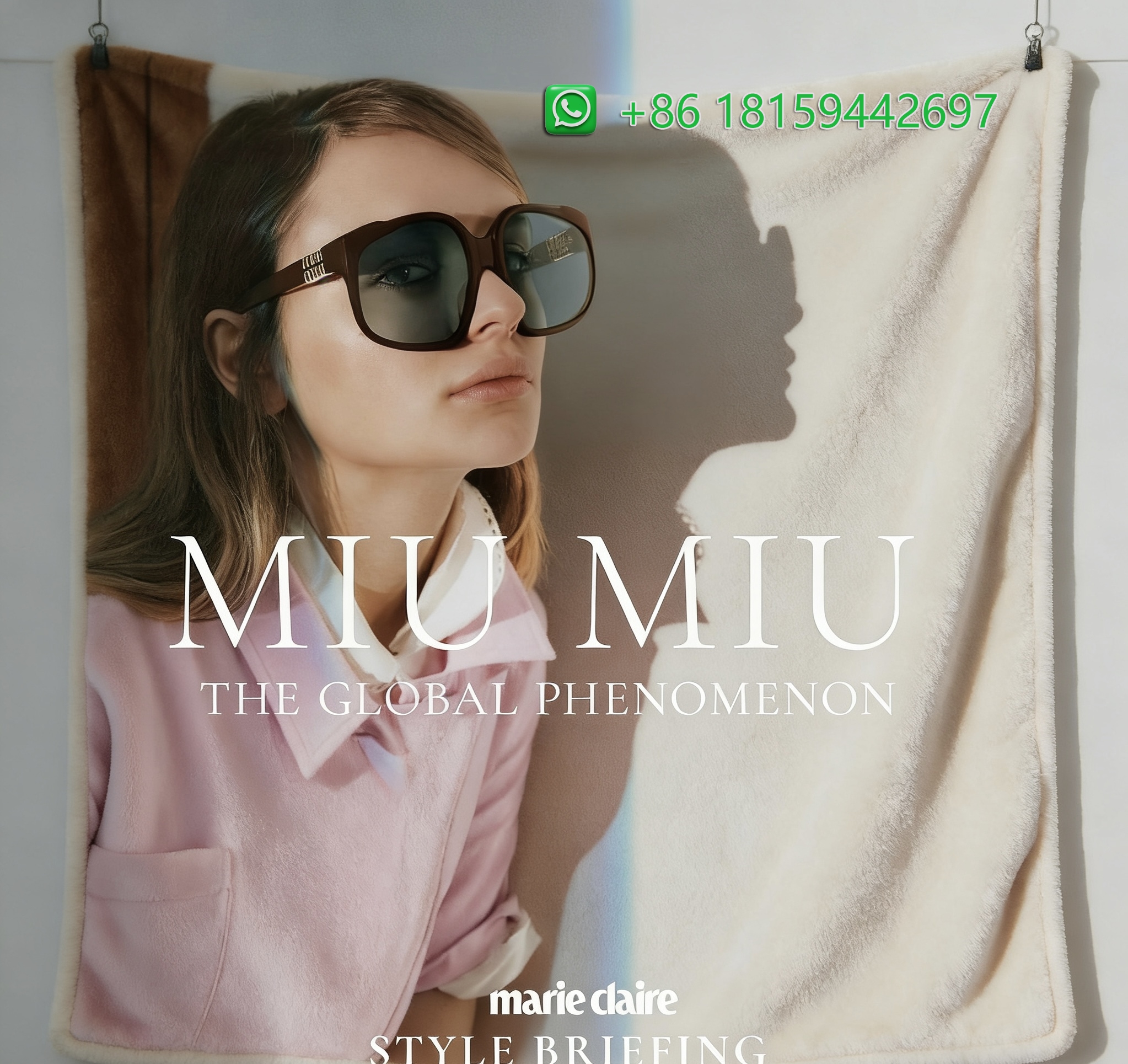 Miumiu Throw Blankets